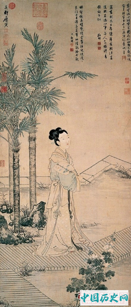 明代唐寅笔下仕女欣赏