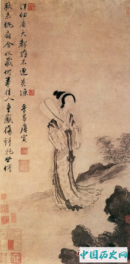 明代唐寅笔下仕女欣赏