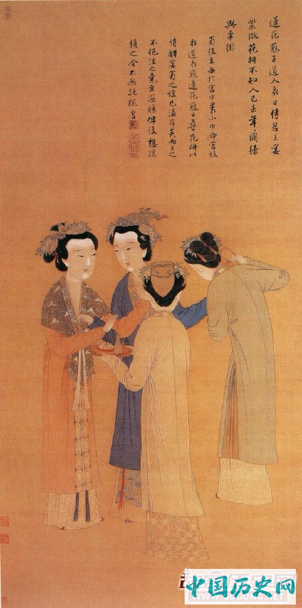 明代唐寅笔下仕女欣赏