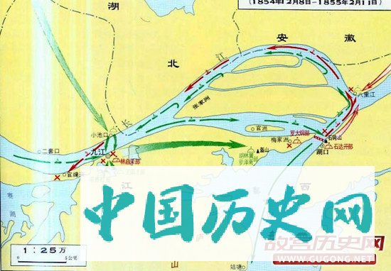 湘潭之战,1854湘军血战湘潭